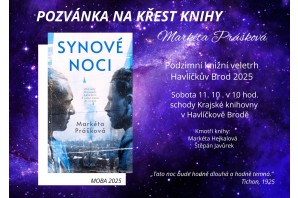 Křest knihy Synové noci